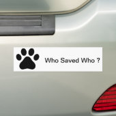Redding Bumpersticker (Op auto)
