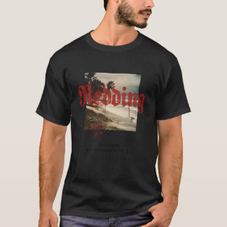 Redding California Ca Tattoo Beach Surf T-shirt