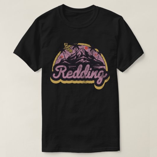 Redding, Californië T-shirt (Design voorkant)