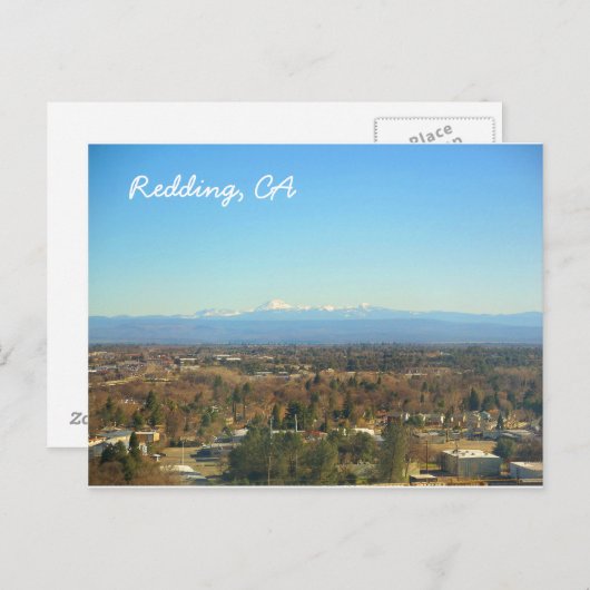 Redding Californische Briefkaart (Voorkant / Achterkant)