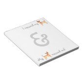 Redding Chihuahua Notitieblok (Schuin)