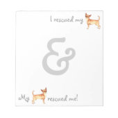 Redding Chihuahua Notitieblok (Voorkant)