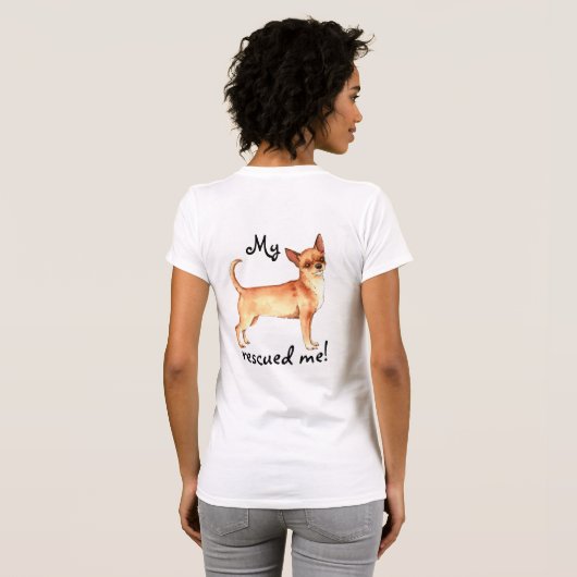 Redding Chihuahua T-shirt (Achterkant volledig)
