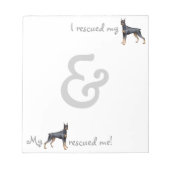 Redding Doberman Pinscher Notitieblok (Voorkant)