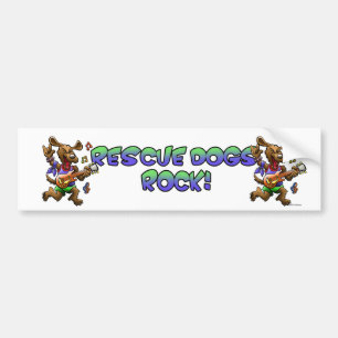 Redding Dogs Rock! Bumpersticker