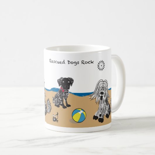 Redding Dogs Rock Mok (Voorkant rechts)