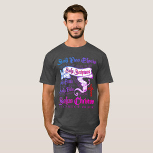 Redding door genade door geloof in Christus T-shir T-shirt