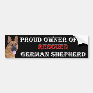 Redding Duitse Bumpersticker Shepherd