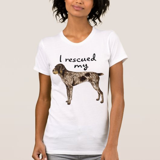 Redding Duitse Wirehaire Pointer T-shirt (Voorkant)