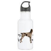 Redding Duitse Wirehaire Pointer Waterfles (Voorkant)