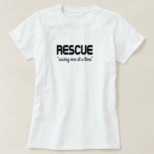 Redding "een tegelijk" t-shirt