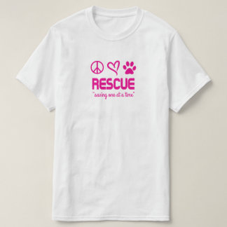 Redding "Een Voor Een Redden" (roze) T-shirt
