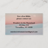 Redding Eenvoudig als ABC Christelijke evangelie o Visitekaartje (Achterkant)