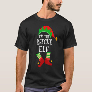 Redding Elf Matching Family Group Kerstmis Elf Par T-shirt