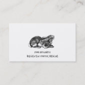 Redding en rehabilitatie van dieren visitekaartje (Voorkant)