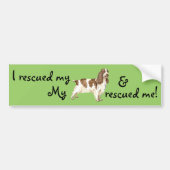 Redding Engelse Cocker Spaniel Bumpersticker (Voorkant)