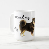 Redding Finse Lapphund Koffiemok (Voorkant links)