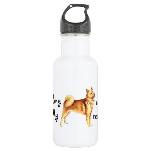 Redding Finse Spitz Waterfles (Voorkant)