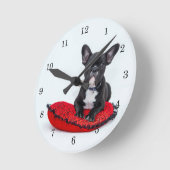 Redding Franse Bulldog Dog  Ronde Klok (Hoek)