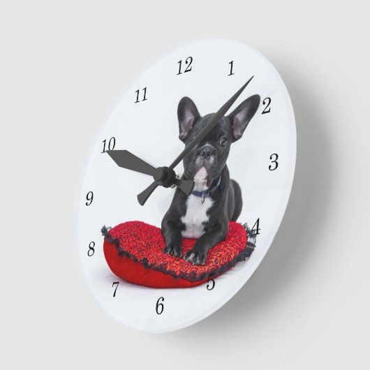 Redding Franse Bulldog Dog  Ronde Klok (Hoek)