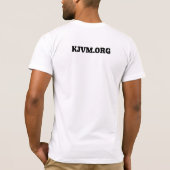 Redding God's Gratis Gift Romeinen Bijbel Vers Wit T-shirt (Achterkant)