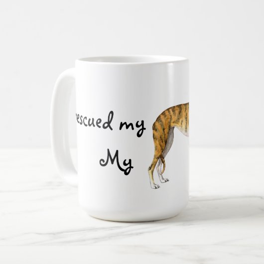 Redding Greyhound Koffiemok (Voorkant links)