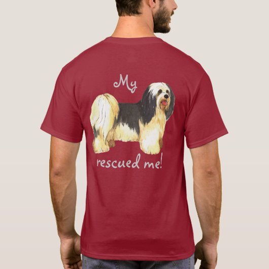 Redding Havanese Dog T-Shirt (Achterkant)