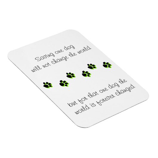 Redding hond magneet, het redden van een leven magneet (Rechterzijde)