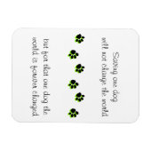 Redding hond magneet, het redden van een leven magneet (Horizontaal)