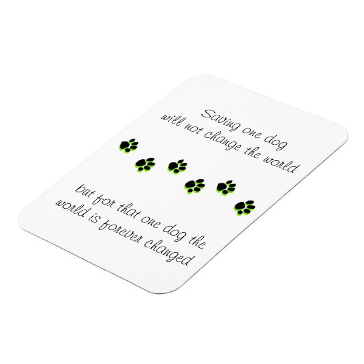 Redding hond magneet, het redden van een leven magneet (Linkerzijde)