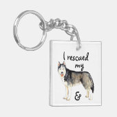 Redding Husky Sleutelhanger (Voorkant Links)