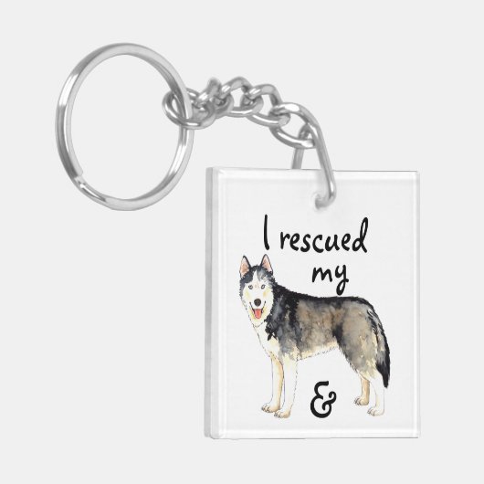 Redding Husky Sleutelhanger (Voorkant Links)