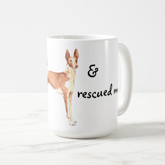 Redding Ibizan Hound Coffee-Mok Koffiemok (Voorkant rechts)