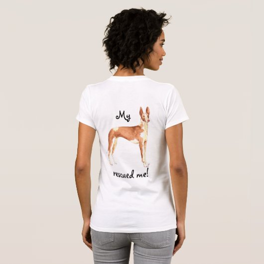Redding Ibizan Hound T-Shirt (Achterkant volledig)