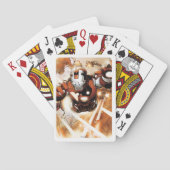 Redding in strijd speelkaarten (Achterkant)