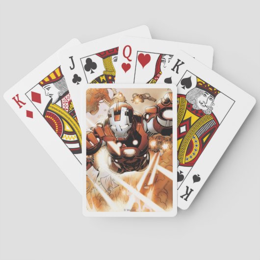 Redding in strijd speelkaarten (Achterkant)