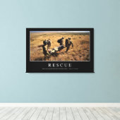 Redding: Inspirerend Citaat 1 Canvas Afdruk (Insitu (Houten vloer))