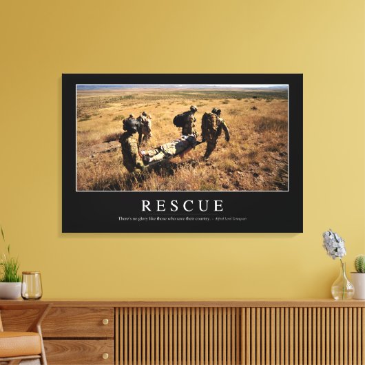 Redding: Inspirerend Citaat 1 Canvas Afdruk (Insitu (Woonkamer))