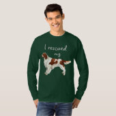 Redding Irish Red en White Setter T-shirt (Voorkant volledig)