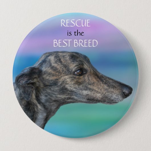 Redding is de beste pauze ronde button 4,0 cm (Voorkant)