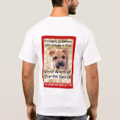 Redding iShar-pei (Mannen T-Shirt) T-shirt (Achterkant)