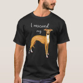 Redding Italiaanse Greyhound T-shirt (Voorkant)