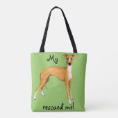 Redding Italiaanse Greyhound Tote Bag (Achterkant)