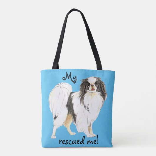 Redding Japanse Chin Tote Bag (Achterkant)