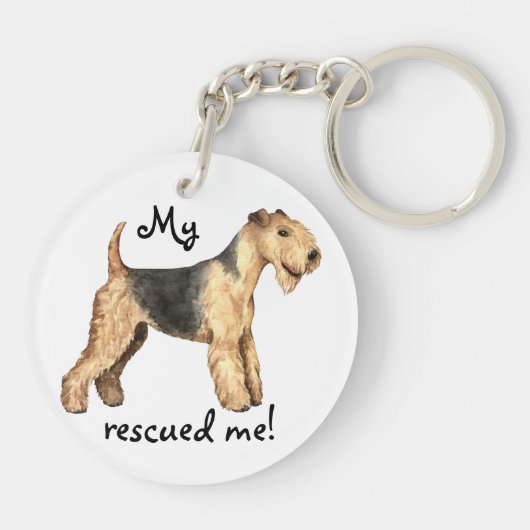 Redding Lakeland Terrier Sleutelhanger (Achterkant)