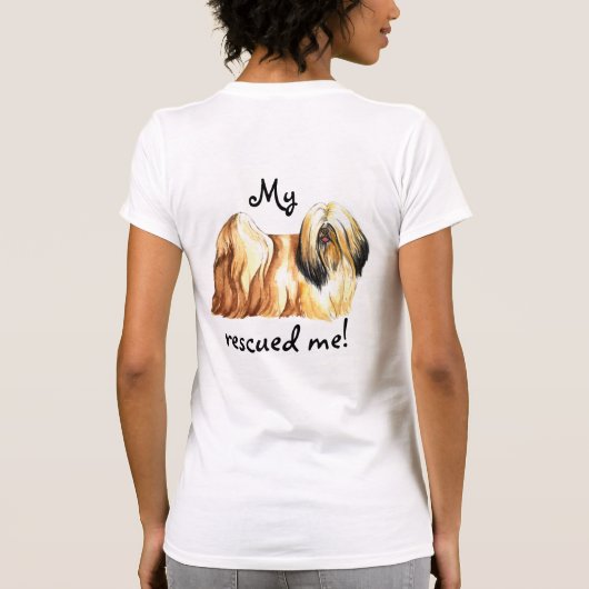 Redding Lhasa Apso T-shirt (Achterkant)