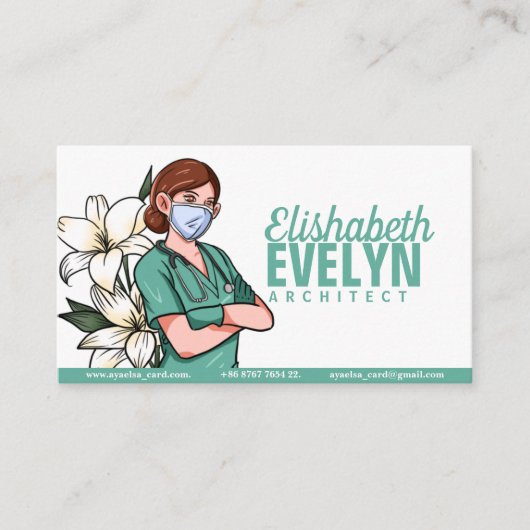 Redding medische ziekenhuisspecialiteit visitekaartje (Voorkant)