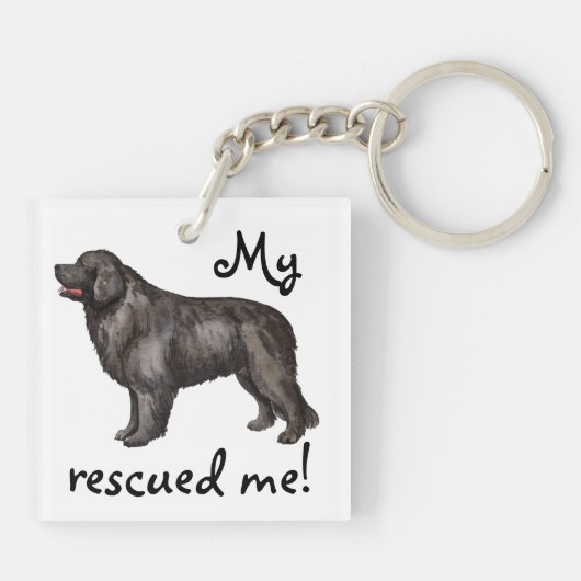 Redding Newfoundland Sleutelhanger (Achterkant)