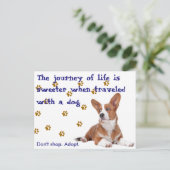 Redding.  Niet winkelen. Briefkaart (Staand voorkant)