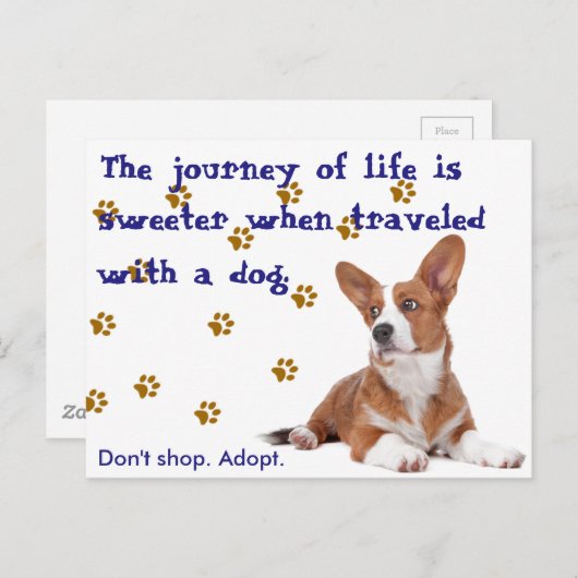 Redding.  Niet winkelen. Briefkaart (Voorkant / Achterkant)